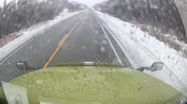Driver Narrowly Avoids Head-On Collision in Ontario, Canada