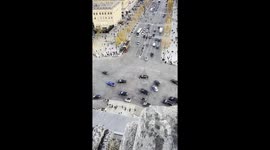 Traffic at the Arc de Triomphe in Paris is a cautious driver's worst nightmare!