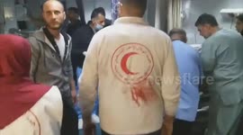 Israel forces targeted a house adjacent to a hospital in Khan Yunis