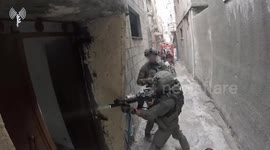 The IDF shows troops battling Hamas operatives