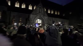 Crowds sing Fairytale of New York at Shane MacGowan funeral in Nenagh, Ireland