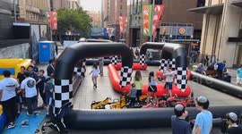 Jewish people celebrate Hanukkah in Sydney, Australia