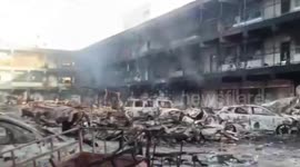 Beit Lahia UN School Ravaged by Israeli Army Fire