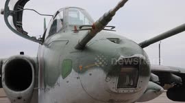 Russia says its Su-25 fighter jets fired missiles at Ukrainian positions in Donetsk