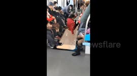Passenger Video Sharing Her First Ride on the Air Rail in Wuhan, China