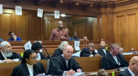 SA PARLIAMENT TERROR AND ARSON ACCUSED ZANDILE MAFE IN COURT