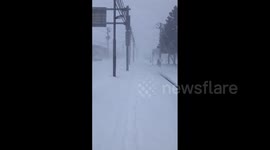 Japan: Cold Air Brings Heavy Snow, Low Visibility To Parts Of Hokkaido