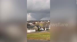 Video shows possible tornado in Bowling Green, Kentucky