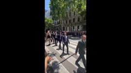 Buenos Aires inauguration: president's triumphal ride through city streets