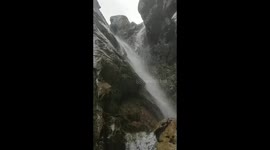 Adrenaline deep dive occurred during abseiling the culoir from Malá zmrzlá dolina to Dolina Zeleného plesa