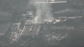 Dramatic video captures the aftermath of an explosion at a South Wales gym