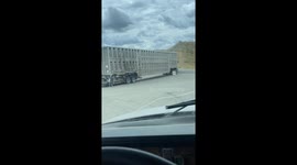 Creative Way to Transport a Broken Livestock Trailer