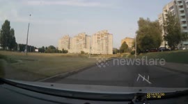 Incredible Acrobatic Motorbike Accident