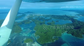 Angaur's Beauty and Humanitarian Aid Soar in Operation Christmas Drop in Palau