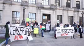 Free Palestine protest in Trenton, NJ, USA