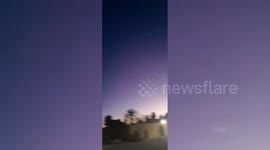 Hamas Rockets Blaze Over Jerusalem's Al Aqsa Mosque