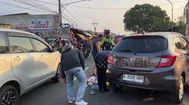 Single Accident in Parung, Indonesia