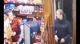 Violent stabbing erupts at Chelyabinsk liquor store