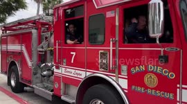 Firefighters Spark Joy with Heartwarming Holiday Gift Giveaway in San Diego, CA, USA