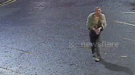 Dramatic CCTV Footage Unveils Woman's Rampage Against Police Car in Warrington, UK