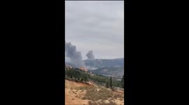 The IDF attack in southern Lebanon