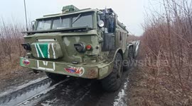 Russian troops 'destroy Ukrainian manpower and vehicles' with Uragan rocket launchers