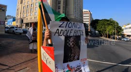 One of Cape Town’s oldest communities protests in support of Palestinians