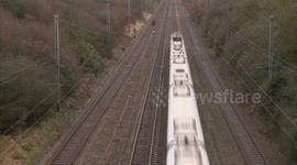 AI used to deter deer from railway tracks this Christmas in Peterborough, UK