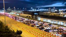 Queues form at Port of Dover as cars face 90-minute wait for Christmas getaway in UK