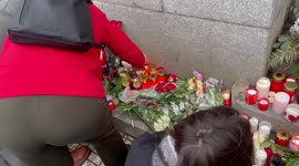 Tributes continue to grow near Prague's Charles University in Czech Republic