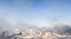 Tragedy for more than 100 families on Christmas eve as fire destroys their homes