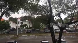 Dramatic lightning strike caught on camera