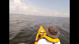 Kayakers get hit by sudden, powerful storm
