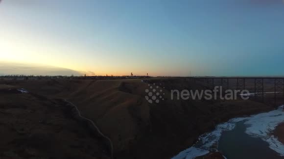 Sunset Lethbridge Riverbottom