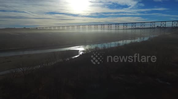 High Level Bridge and the fog layer