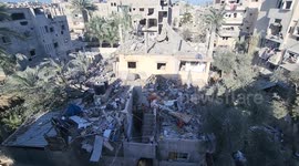 Family Home Flattened In Gaza Raid