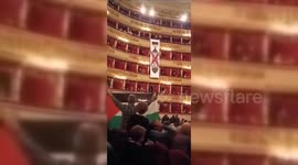 Palestine Protest Halts La Scala Performance in Milan, Italy