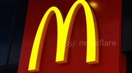 People Visit McDonald's Restaurant in Yichang, China