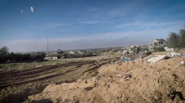 Israeli Jeep Destroyed In Gaza Ambush