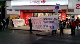 Protests In Support Of Gaza in Madrid, Spain