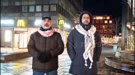 Danes Protest For Palestine in Odense, Denmark
