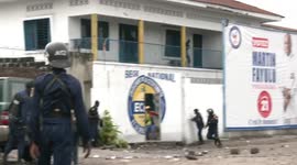 Injuries reported during government-banned election protest in Kinshasa