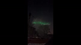 Artificial snowflake aurora: Chinese man creates stunning light display