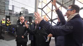 Paul Anka Attends 2024 New Year's Eve Ball Celebratory Design in NYC, USA