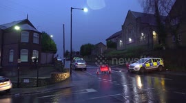 Police cordons remain in place as man dies after car hits crowd in Sheffield, UK