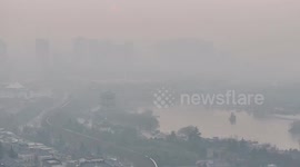 Haze Weather in Xi'an, China