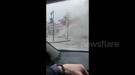 Russian strikes hit Ukrainian city of Dnipro