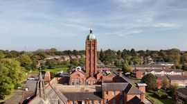 Historical Building Holly Moore Hospital in Birmingham UK England