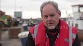 Behind the scenes of the preparation for New Year fireworks in London, UK