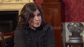 Interview with Camilla Bowry after receiving OBE in London, UK